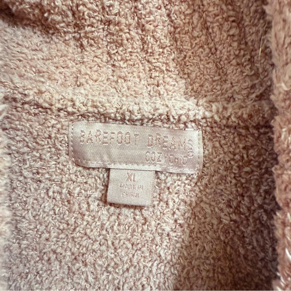 Barefoot Dreams Womens Cozychic Rose Quartz Cowl Neck Shirt Pullover Sweater - Picture 2 of 6